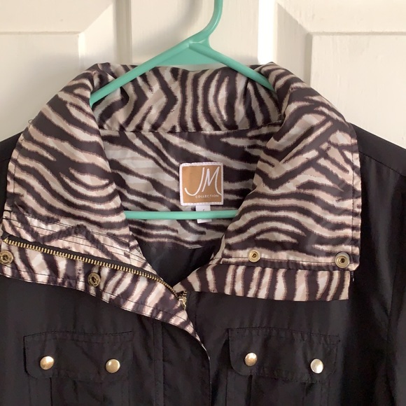 JM Collection Light Wt. Jacket w/ Hoodie - Picture 2 of 12